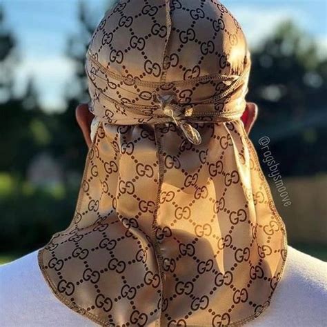 gold gucci durag|Gucci durag price.